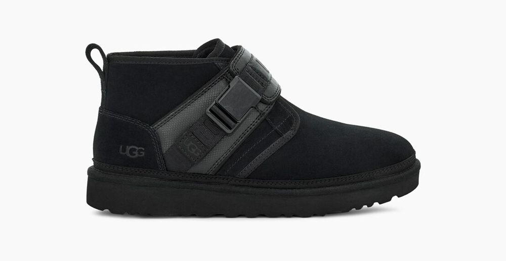 Ugg Neumel Snapback - Mens Chukka Boots - Black - NZ (5963ULXCJ)